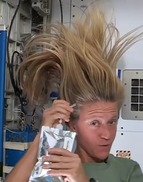washing hair